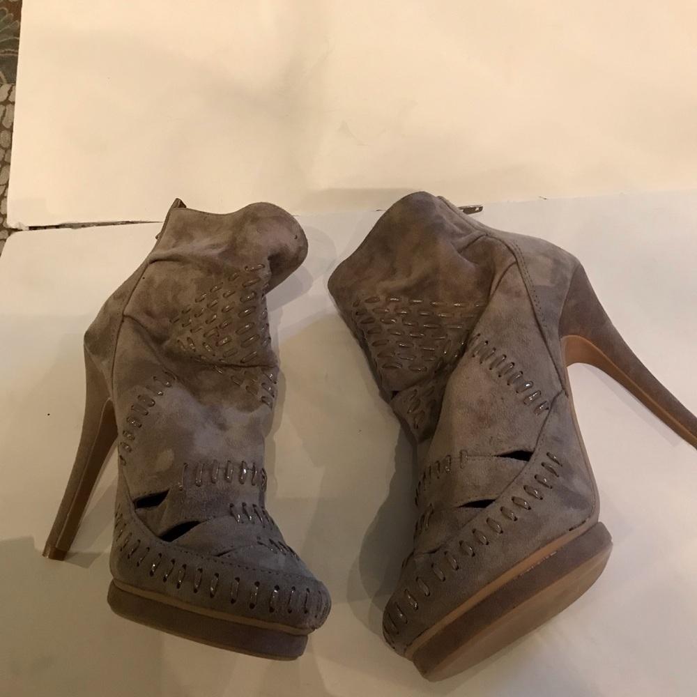 New Jeffrey Campbell Free People Ivy Woven Bootie - Picture 3 of 6